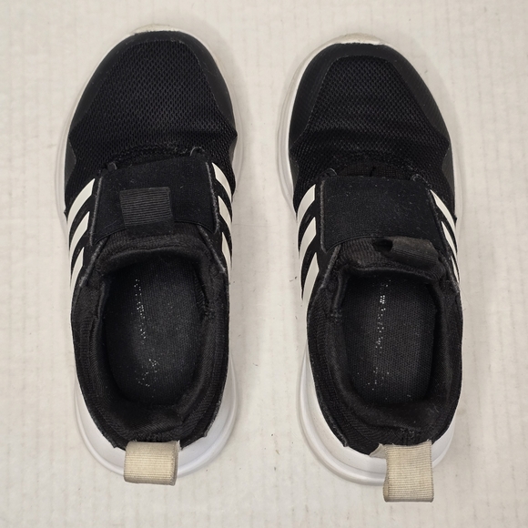 adidas ActiveRide 2.0 Running Shoes Kids Size 12K Black White Slip-On Sneakers - Picture 6 of 10